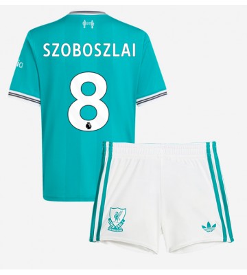 Liverpool Dominik Szoboszlai #8 Tredjetrøje Børn 2025-26 Kortærmet (+ Korte bukser)